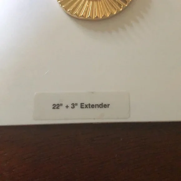 Sonoma Good For Life 22 inch + 3” extender Casual Glam Golden Round Necklace - Picture 5 of 6